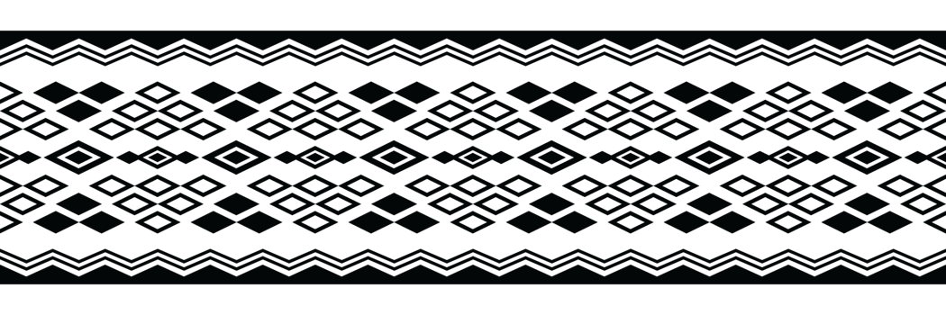 Ethnic border ornament. Geometric ethnic oriental seamless pattern. Stripe illustration. Native American Mexican African Indian tribal style. Design border, textile, fabric, clothing, carpet. png