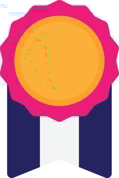 Badge Medal Winner vector