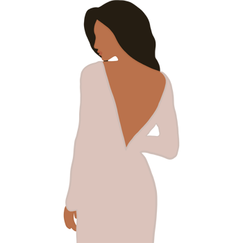 A Portrait of Woman Wearing Classy Dress png