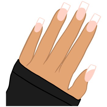 Beautiful Hand With Feminine Manicure png