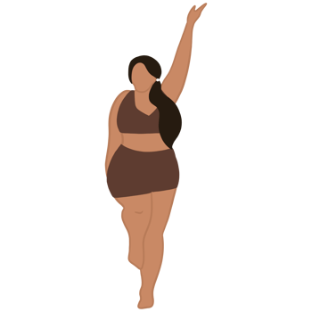 A Portrait Of A Woman With Gym Clothes png