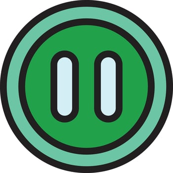 Pause Button vector icon