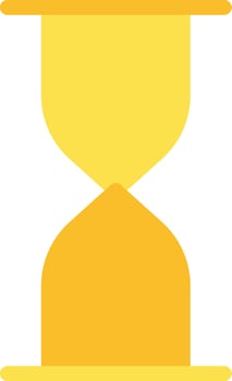 Hourglass vector icon