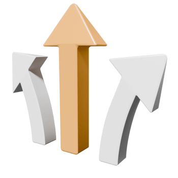 3D Direction Arrow png