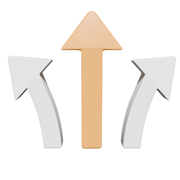3D Direction Arrow png