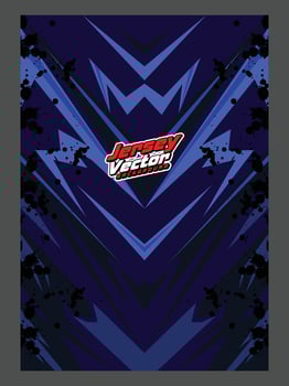 Vector jersey sports design for racing cycling football gaming motocross