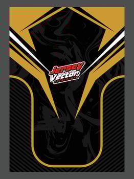 Vector jersey sports design for racing cycling football gaming motocross
