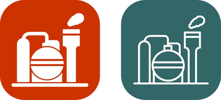 Refinery Vector Icon