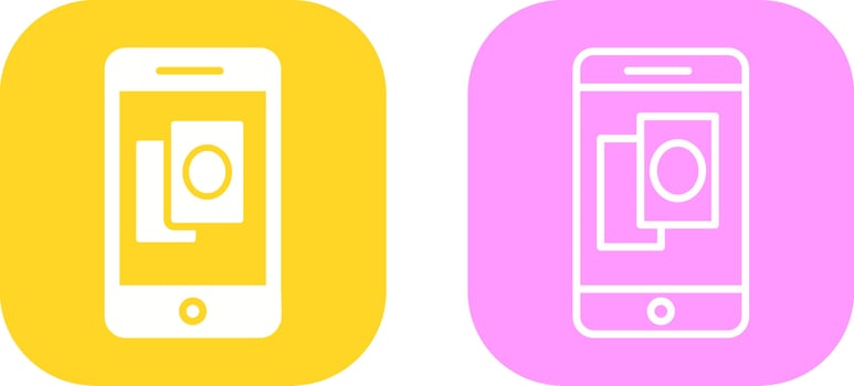 Phone Gambling Vector Icon