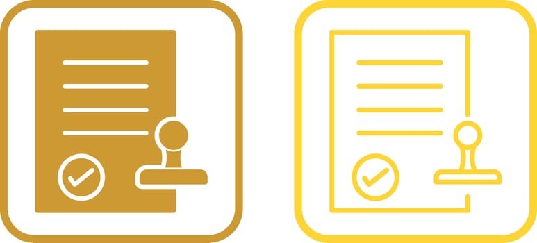 Stamp Vector Icon