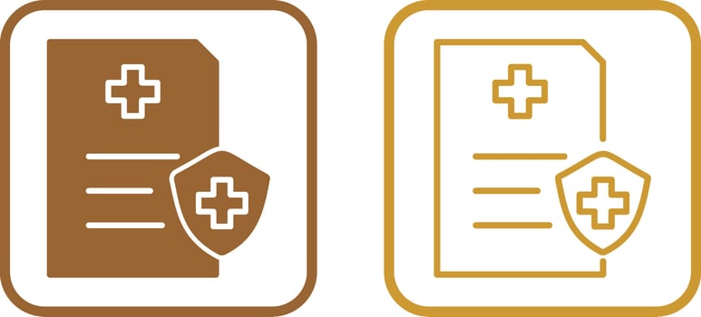 Health Insurance Vector Icon