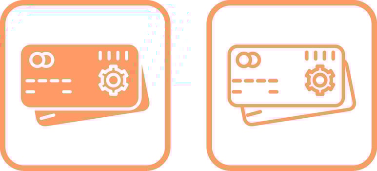 Payment Setting Vector Icon