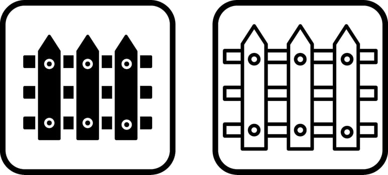 Fence Vector Icon