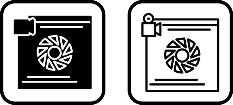 Camera Lens Vector Icon