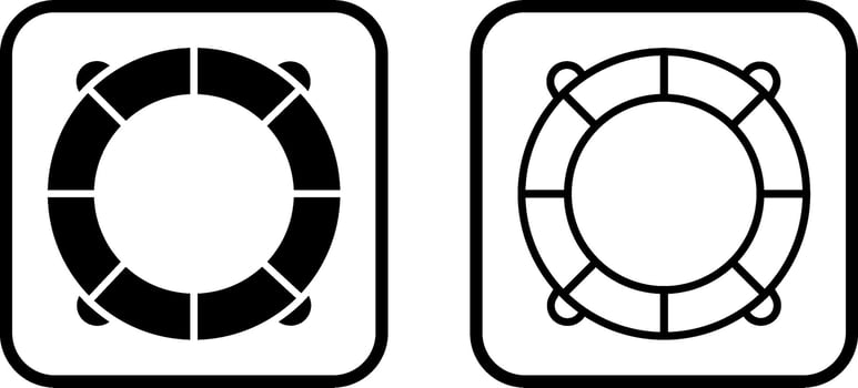 Life Saving Tube Vector Icon