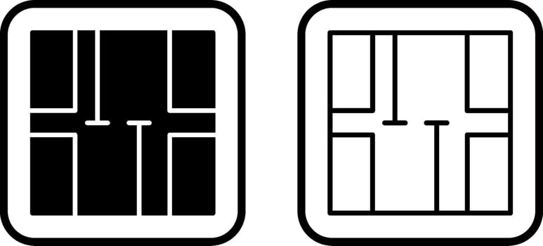 Evacuation Plan Vector Icon