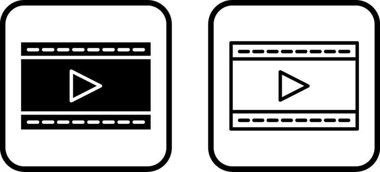 Video and Animation Vector Icon