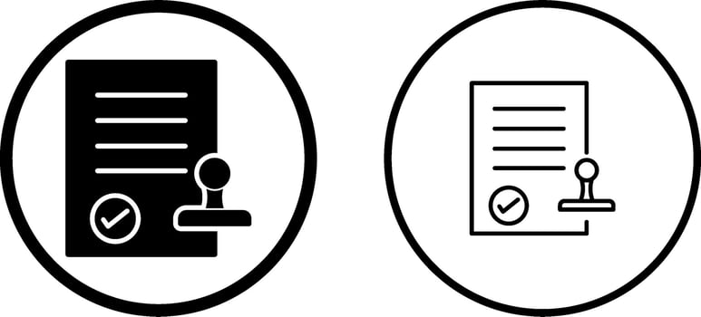 Stamp Vector Icon