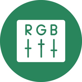 Rgb Creative Icon Design vector