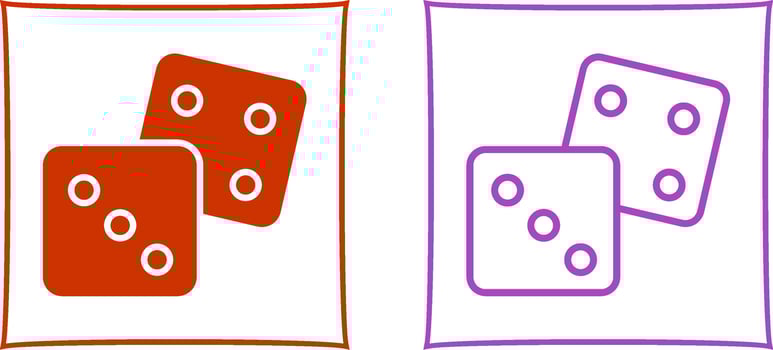 Dice Vector Icon