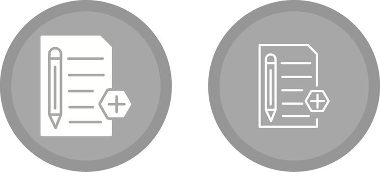Medical Documents Vector Icon
