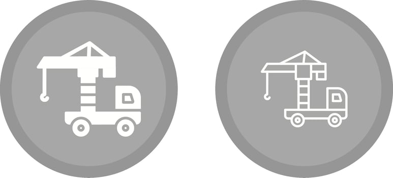 Lifter Crane Vector Icon