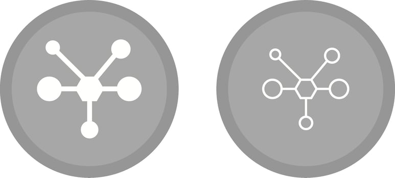 Molecule Vector Icon