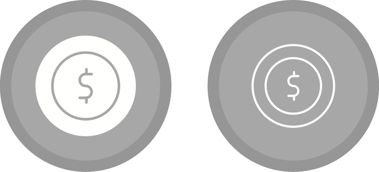 Coins Vector Icon