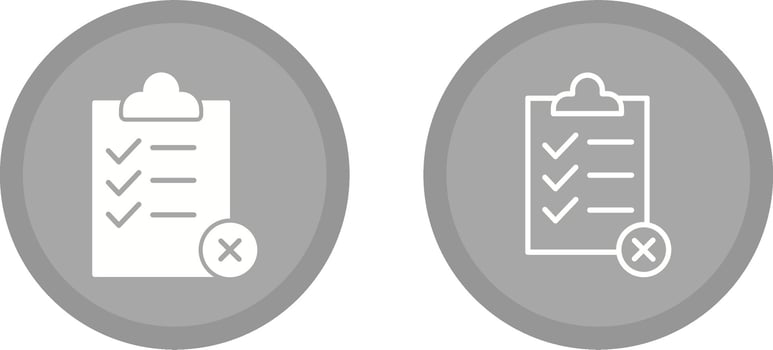 Rejected Vector Icon