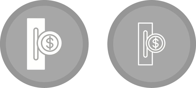 Slot for Coins Vector Icon