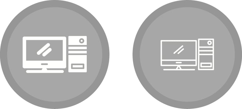 Computer Vector Icon