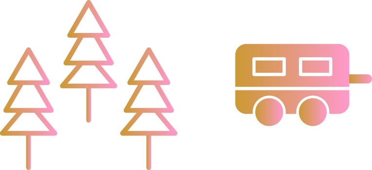 Caravan Vector Icon