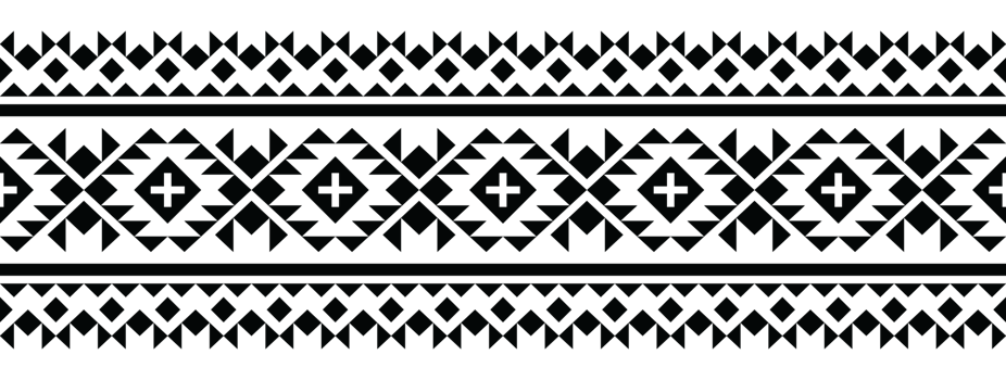 Ethnic border ornament. Geometric ethnic oriental seamless pattern. Stripe illustration. Native American Mexican African Indian tribal style. Design border, textile, fabric, clothing, carpet. png