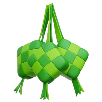 Ketupat 3d Icon Illustration png