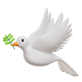 Dove 3d Icon Illustration png