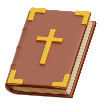 Bible 3d Icon Illustration png