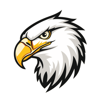 Collection of Bald Eagle Logo Designs Isolated png