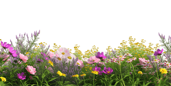 A field of flowers is shown in this image png