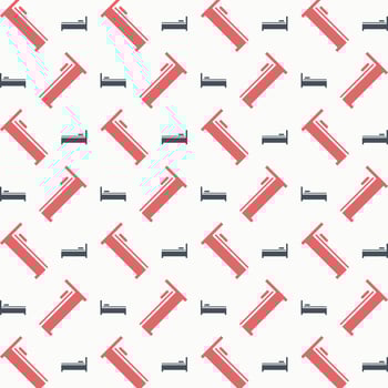 Bedroom brilliant trendy colored repeating pattern vector illustration cool design