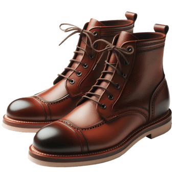 Leather shoes isolated on transparent background png