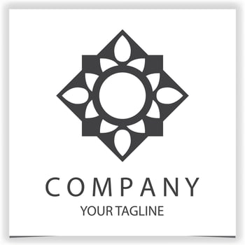 Vector luxury logo design template