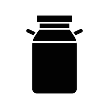 milk can icon vector design template simple and clean