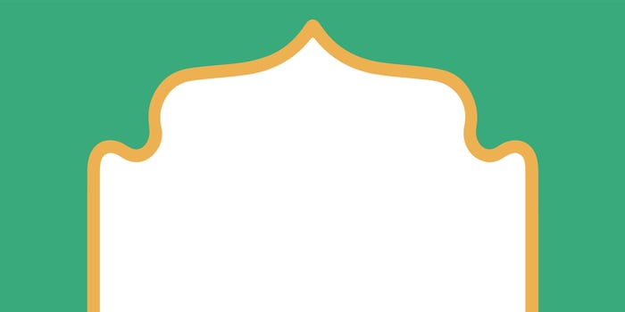 Eid Al Fitr Frame Background vector