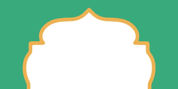 Eid Al Fitr Frame Background vector
