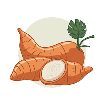 Sweet Potatoes illustration vector
