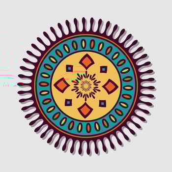 Colorful mandala vector