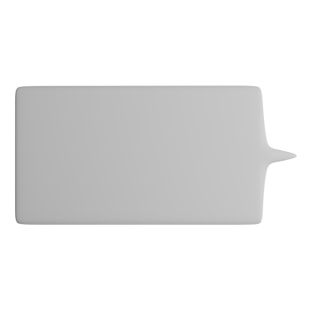 3D illustration of the speech bubble icon png