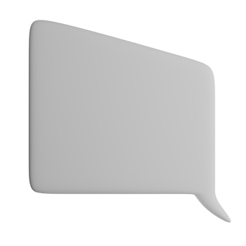 3D illustration of the speech bubble icon png