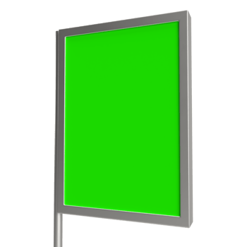 The Blank board for advertising or promotion concept 3d rendering. png