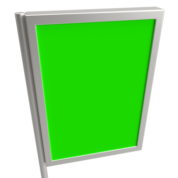 The Blank board for advertising or promotion concept 3d rendering. png